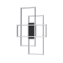 Lustra LED aplicata design geometric FRAME PL RETTANGOLO nergru