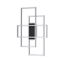 Lustre aplicate - Lustra LED aplicata design geometric FRAME PL RETTANGOLO nergru