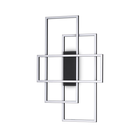 Lustre aplicate - Lustra LED aplicata design geometric FRAME PL RETTANGOLO nergru