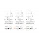Lustre aplicate - Lustra LED aplicata design geometric FRAME PL RETTANGOLO nergru