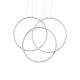 Pendule, Lustre suspendate - Lustra LED suspendata design geometric circular FRAME PL alba
