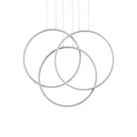 Pendule, Lustre suspendate - Lustra LED suspendata design geometric circular FRAME PL alba
