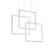 Pendule, Lustre suspendate - Lustra LED suspendata design geometric FRAME SP QUADRATO alba