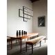 Pendule, Lustre suspendate - Lustra LED suspendata design geometric FRAME SP QUADRATO neagra