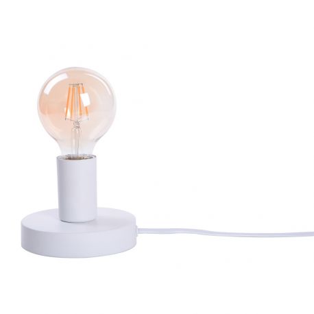 Veioze - Veioza, lampa de masa design industrial Bowie alb