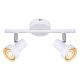 Aplice cu Spot - Aplica cu 2 spoturi design industrial Konrad alb