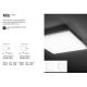 Plafoniere - Plafoniera LED de exterior moderna MIB PL ROUND 4000K