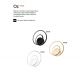 Aplice, corpuri de iluminat pentru pereti - Aplica LED design modern circular OZ AP ON-OFF BIANCO