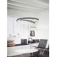 Pendule, Lustre suspendate - Lustra LED suspendata design modern circular OZ SP D60 ON-OFF OTTONE