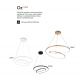 Pendule, Lustre suspendate - Lustra LED suspendata design modern circular OZ SP D60 ON-OFF OTTONE
