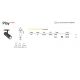 Spoturi tavan fals - Spot LED incastrabil aparent PLAY FI WH 7W
