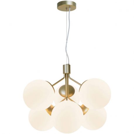 Candelabre, Lustre - Lustra stil modern, extravagant Ivona alama/ sticla alba