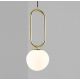 Pendul modern cu abajur asimetric din sticla suflata, Shapes 27 
