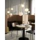 Pendule, Lustre suspendate - Pendul modern cu abajur asimetric din sticla suflata, Shapes 27