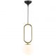 Pendule, Lustre suspendate - Pendul modern cu abajur asimetric din sticla suflata, Shapes 27