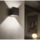Aplice - Aplica LED ambientala design modern Rubik ap 3000k NERO