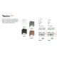 Spoturi - Spot aplicat modern TECHO PL1 BIG ANTRACITE