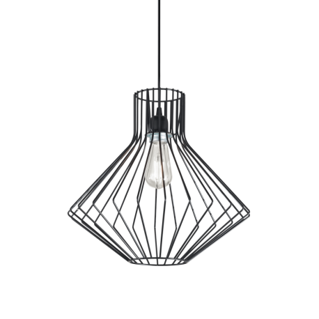 Pendule, Lustre suspendate - Pendul modern design minimalist Ampolla-4 SP1 39,5cm NERO