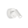 Aplica moderna cu spot LED directionabil BEAN ROUND AP alba