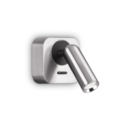 Aplica moderna cu spot LED directionabil BEAN SQUARE AP nickel