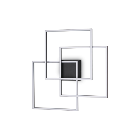Lustre aplicate - Lustra LED aplicata design geometric FRAME PL QUADRATO nergru