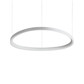 Pendule, Lustre suspendate - Lustra LED suspendata design circular GEMINI SP D081 BIANCO