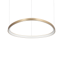 Lustra LED suspendata design circular GEMINI SP D081 OTTONE