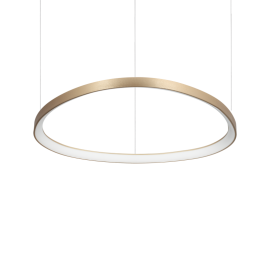 Lustra LED suspendata design circular GEMINI SP D081 OTTONE