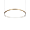 Lustra LED suspendata design circular GEMINI SP D081 OTTONE