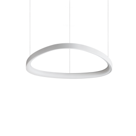 Pendule, Lustre suspendate - Lustra LED suspendata design circular GEMINI SP D061 BIANCO