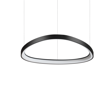 Pendule, Lustre suspendate - Lustra LED suspendata design circular GEMINI SP D061 NERO
