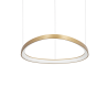 Lustra LED suspendata design circular GEMINI SP D061 OTTONE