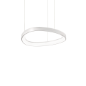 Lustra LED suspendata design circular GEMINI SP D042 BIANCO