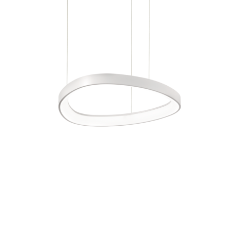 Pendule, Lustre suspendate - Lustra LED suspendata design circular GEMINI SP D042 BIANCO