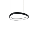 Lustra LED suspendata design circular GEMINI SP D042 NERO
