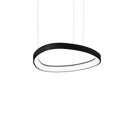 Lustra LED suspendata design circular GEMINI SP D042 NERO