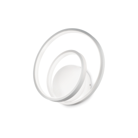 Aplice, corpuri de iluminat pentru pereti - Aplica LED design modern circular OZ AP ON-OFF BIANCO