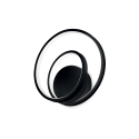 Aplica LED design modern circular OZ AP ON-OFF NERO