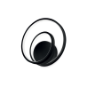 Aplica LED design modern circular OZ AP ON-OFF NERO