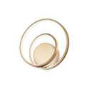 Aplica LED design modern circular OZ AP ON-OFF OTTONE