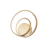 Aplica LED design modern circular OZ AP ON-OFF OTTONE
