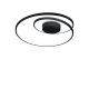 Lustre aplicate - Lustra / Plafoniera LED design modern circular OZ PL ON-OFF NERO