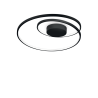 Lustra / Plafoniera LED design modern circular OZ PL ON-OFF NERO