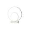 Lampa de masa LED design modern circular OZ TL ON-OFF BIANCO