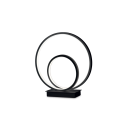 Lampa de masa LED design modern circular OZ TL ON-OFF NERO