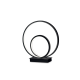 Veioze - Lampa de masa LED design modern circular OZ TL ON-OFF NERO