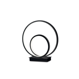 Lampa de masa LED design modern circular OZ TL ON-OFF NERO