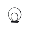 Lampa de masa LED design modern circular OZ TL ON-OFF NERO