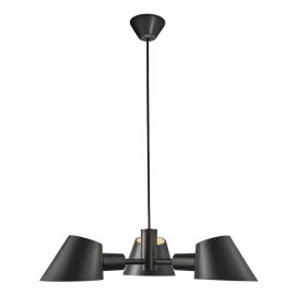 Pendule, Lustre suspendate - Lustra cu 3 brate design modern STAY negru