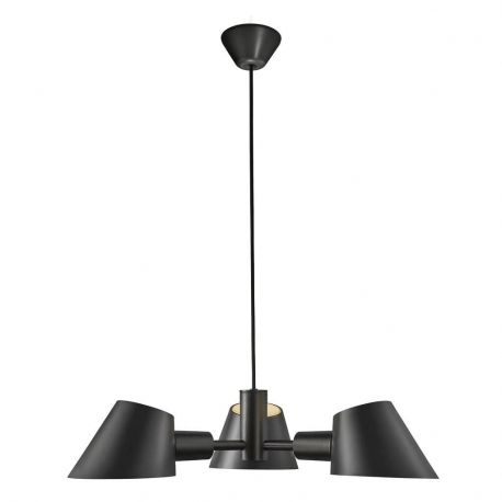 Pendule, Lustre suspendate - Lustra cu 3 brate design modern STAY negru